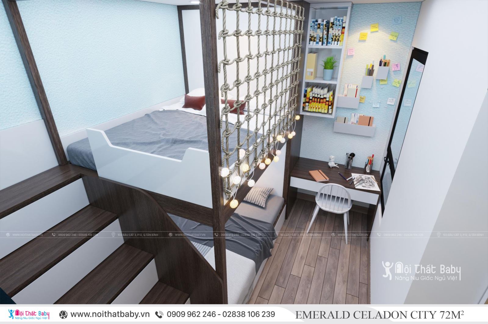 Tổng hợp các mẫu thiết kế nội thất Chung cư Emerald Celadon City